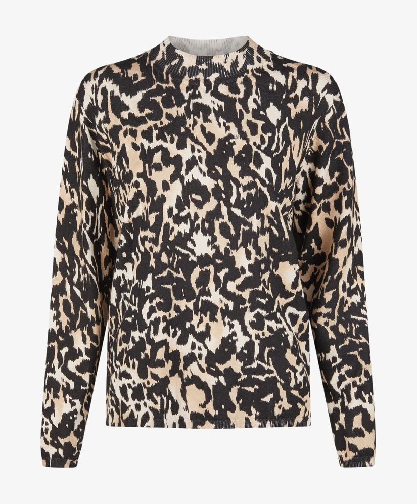 Barbara Lebek Trui Panter Print