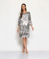 Batida Jurk Abstracte Bladeren
