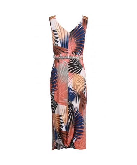 Batida Midi Jurk Allover Print