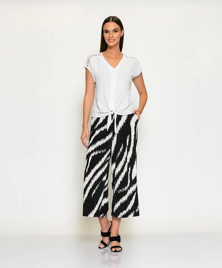 Batida Pantalon Wide Leg 3/4e