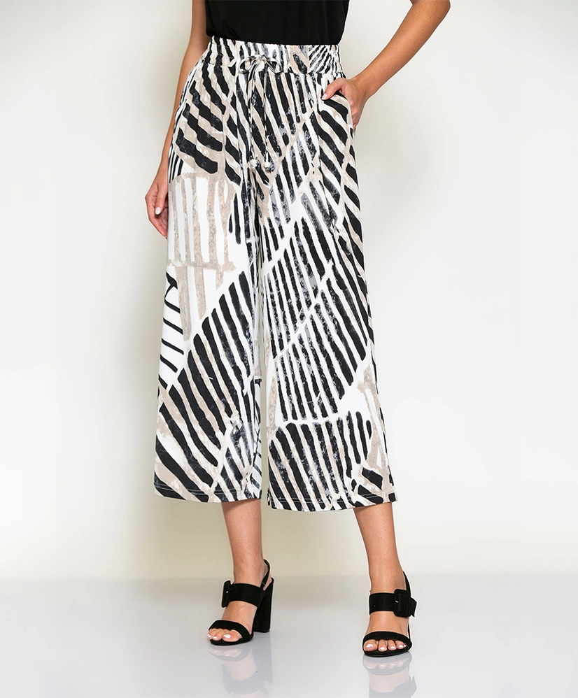 Batida Pantalon Wide Leg 3/4e