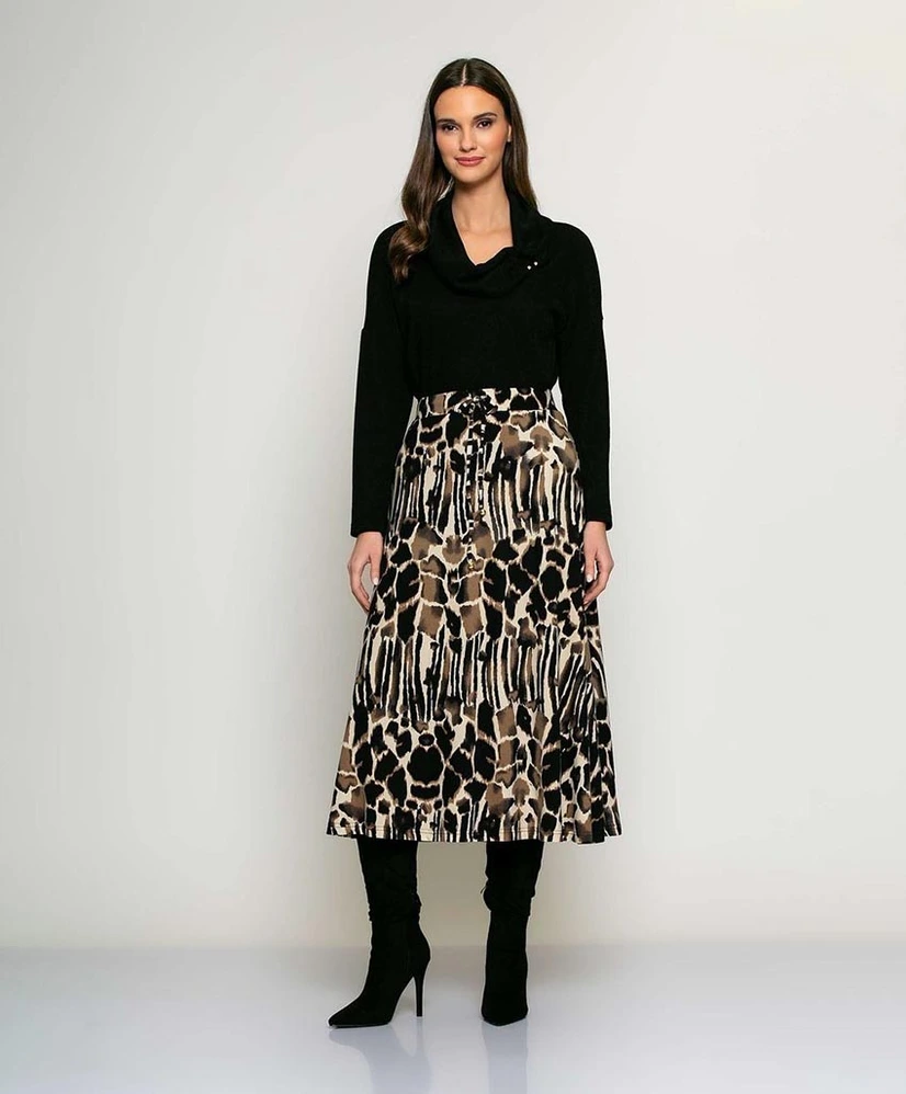 Batida Rok Allover Print
