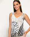 Batida Top Abstracte Bladeren