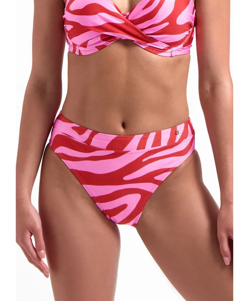 Beachlife Bikinibroekje Pink Zebra