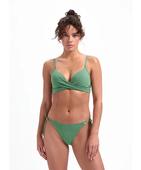 Beachlife Bikinitop Green Shimmer