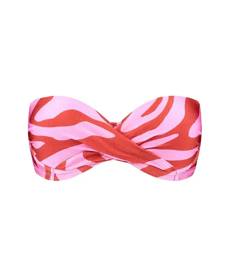 Beachlife Bikinitop Pink Zebra