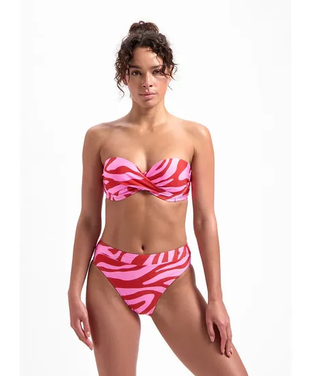 Beachlife Bikinitop Pink Zebra