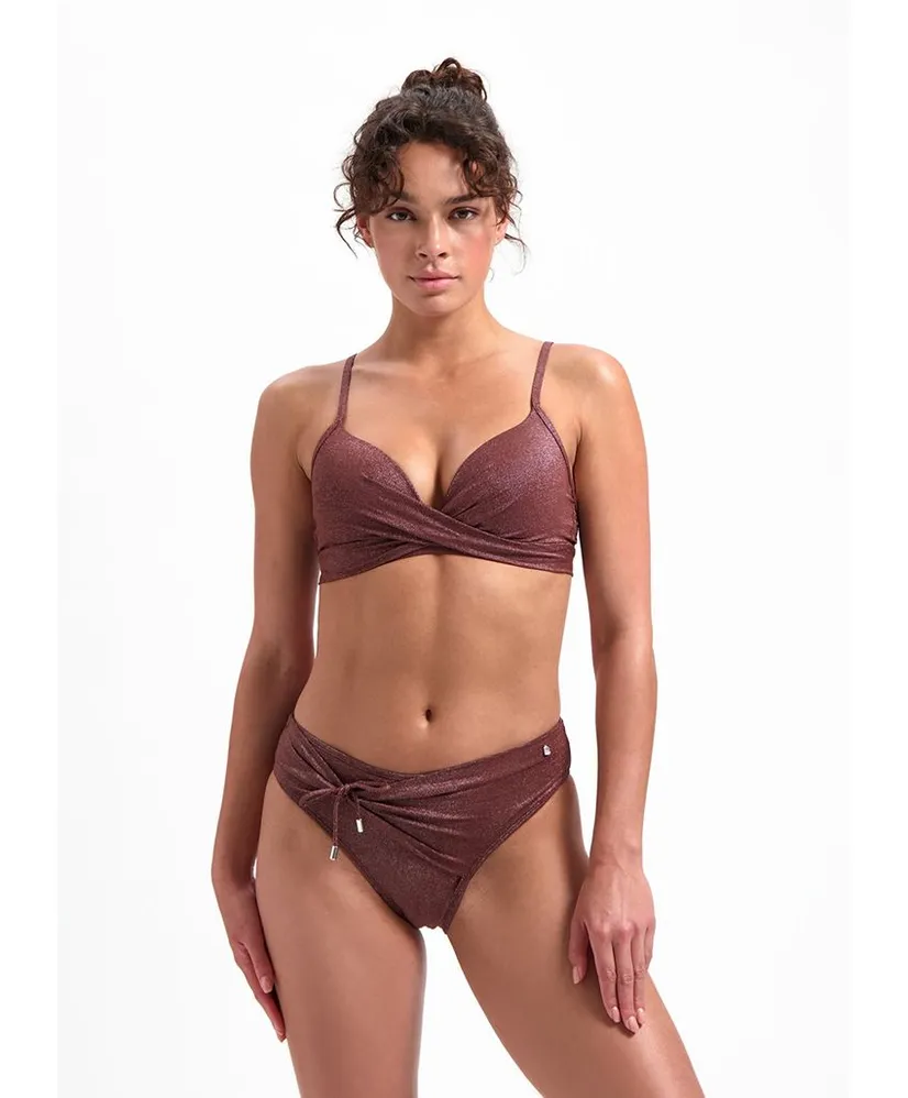 Beachlife Bikinitop Raisin Glitter