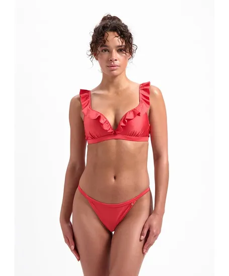 Beachlife Bikinitop Red Shine