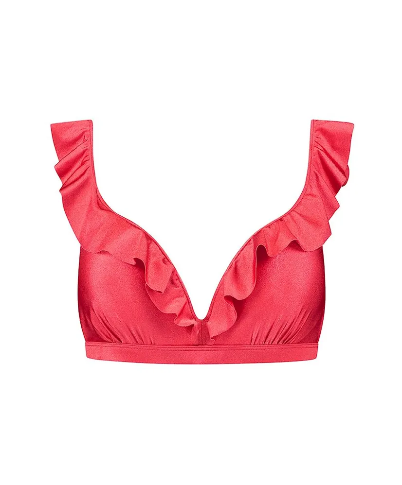 Beachlife Bikinitop Red Shine