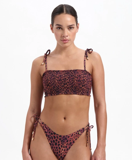 Beachlife Halter Bikinitop Leopard Lover