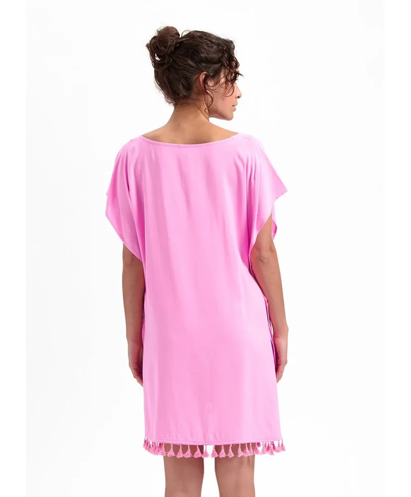 Beachlife Kaftan Melon & Pink