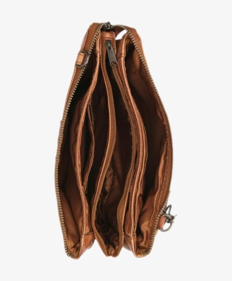 Bear Design Crossbodytas Uma Cognac