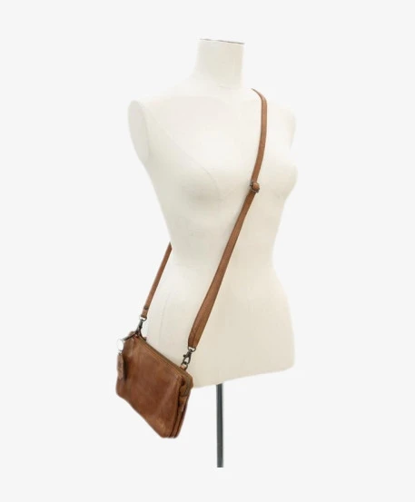 Bear Design Crossbodytas Uma Cognac
