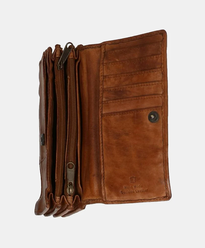 Bear Design Dames Portemonnee Gilda Cognac