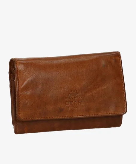 Bear Design Portemonnee Ov. Cognac