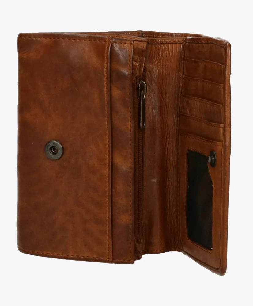 Bear Design Portemonnee Ov. Cognac