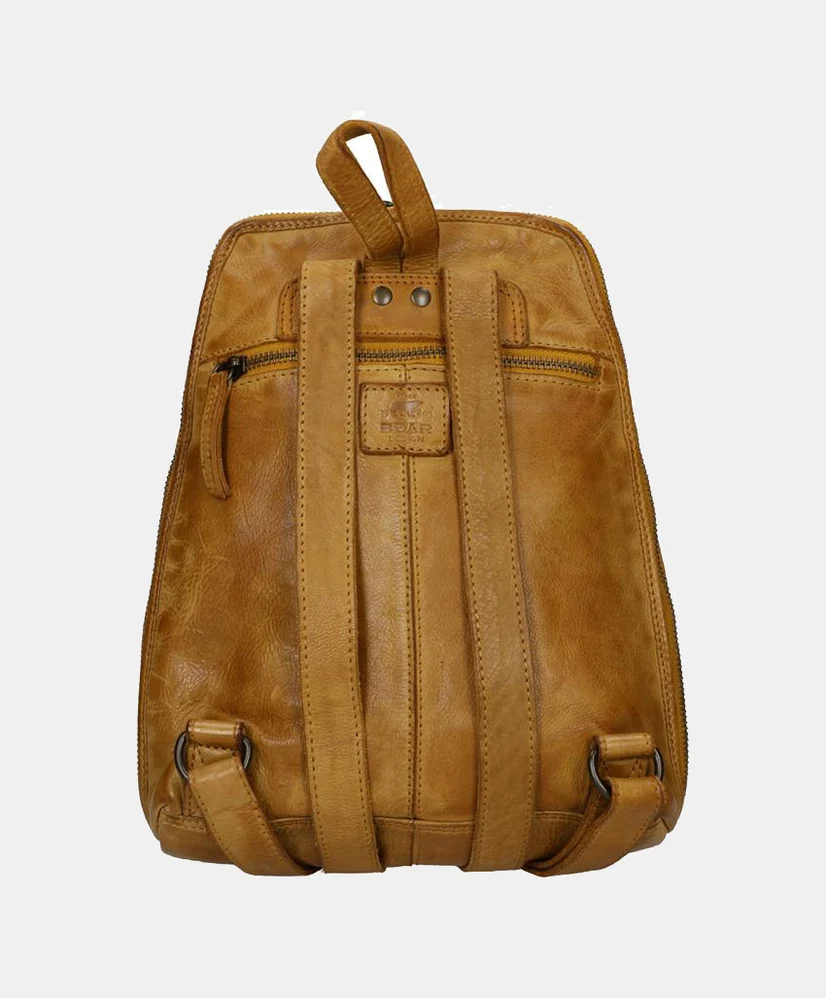 Bear Design Rugtas Lela Okergeel