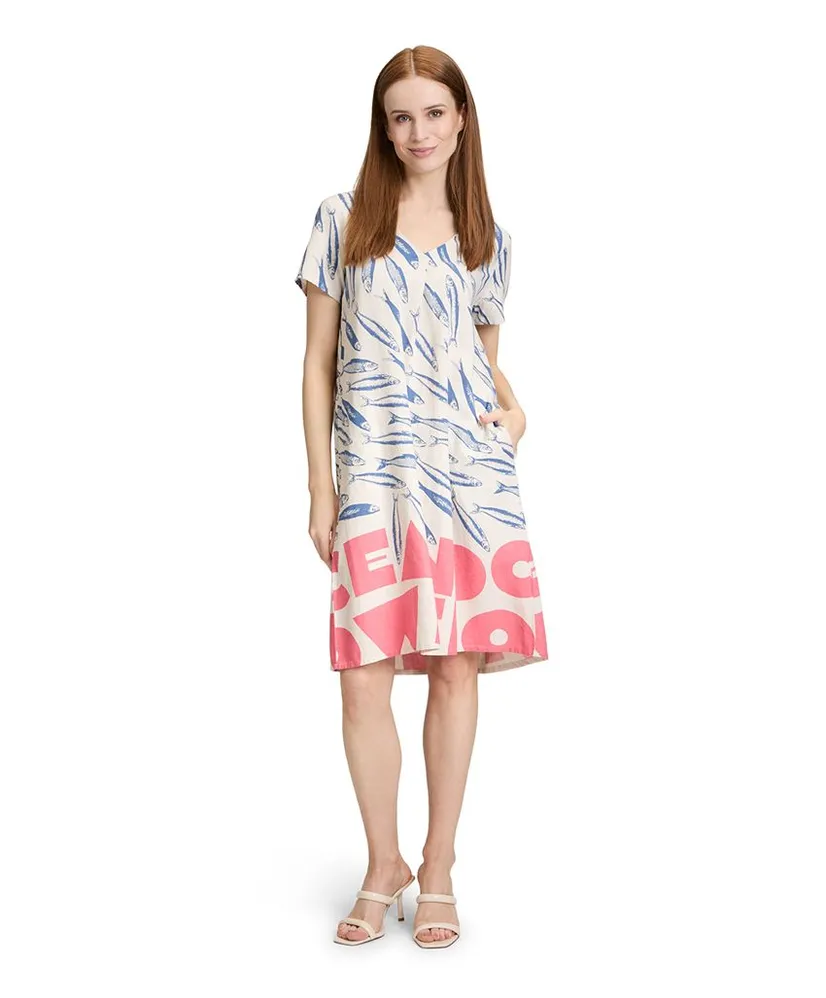 Betty Barclay Jurk Vissen V-Hals