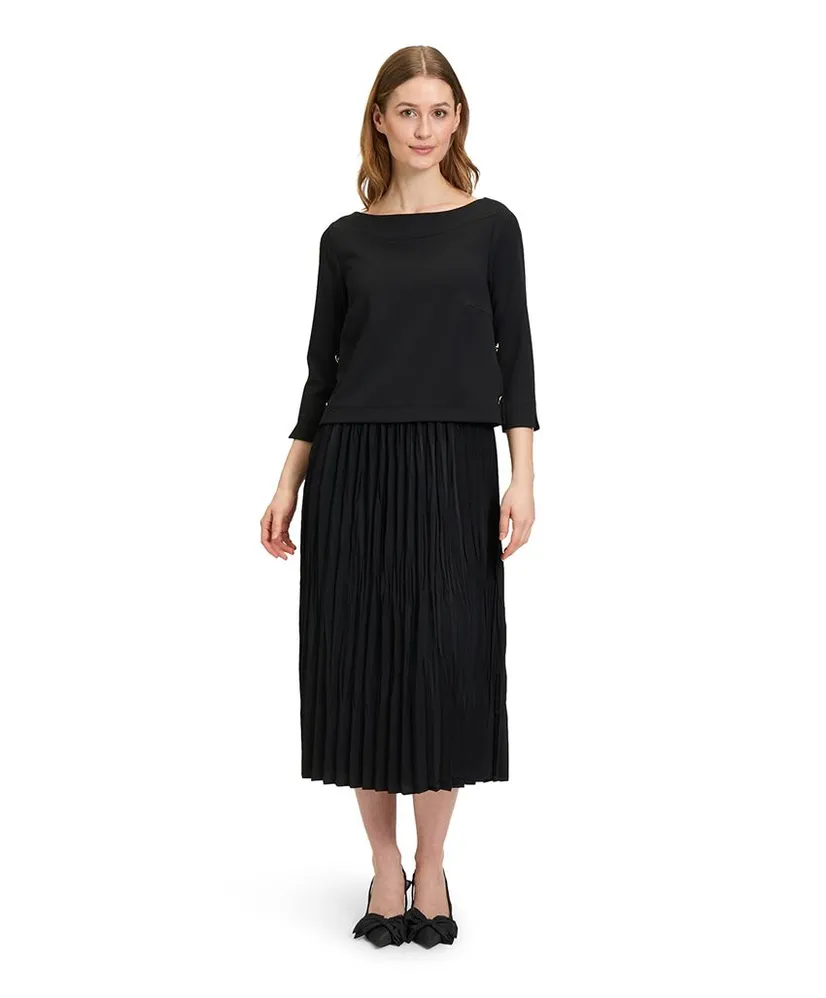 Betty Barclay Midi Jurk Effen