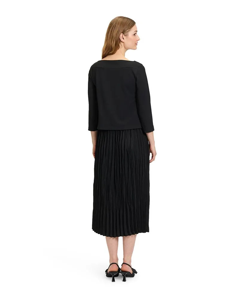 Betty Barclay Midi Jurk Effen