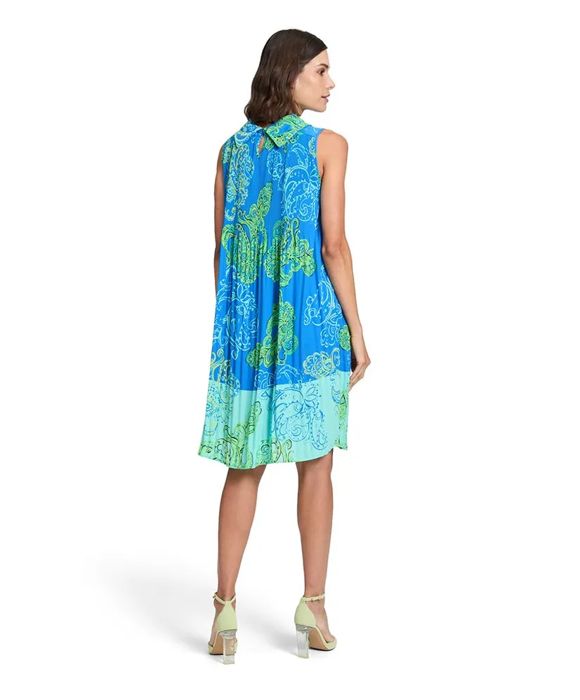 Betty Barclay Plissé Jurk Allover Print