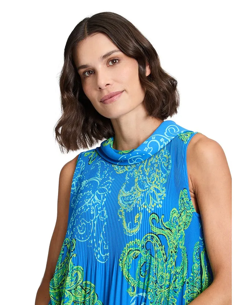 Betty Barclay Plissé Jurk Allover Print