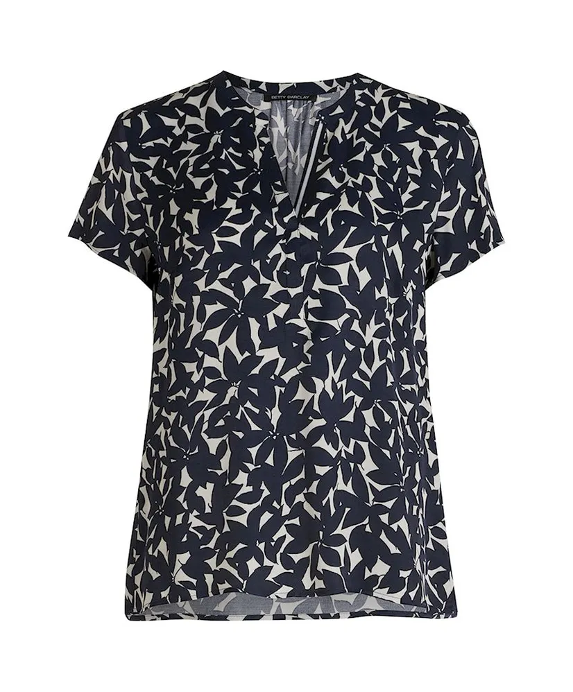 Betty Barclay Top Bladeren V-Hals
