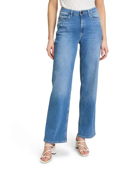 Betty & Co Jeans Wide Leg Parels
