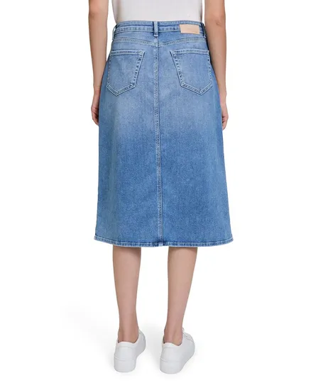 Betty & Co Midi Spijkerrok Split