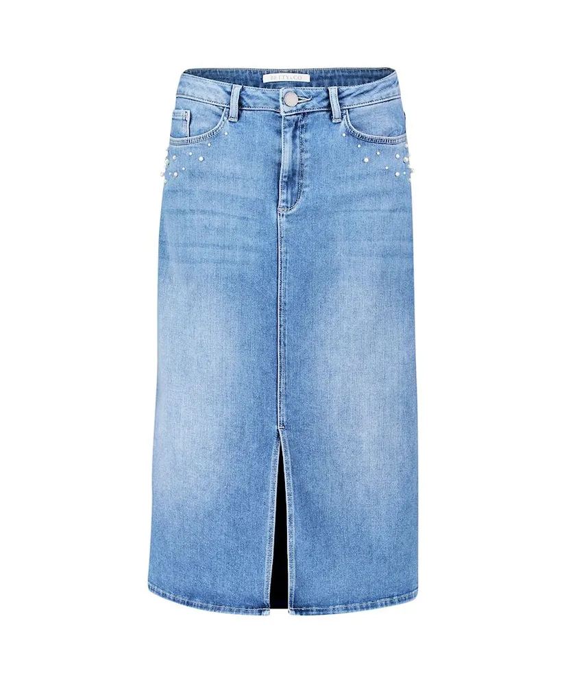 Betty & Co Midi Spijkerrok Split