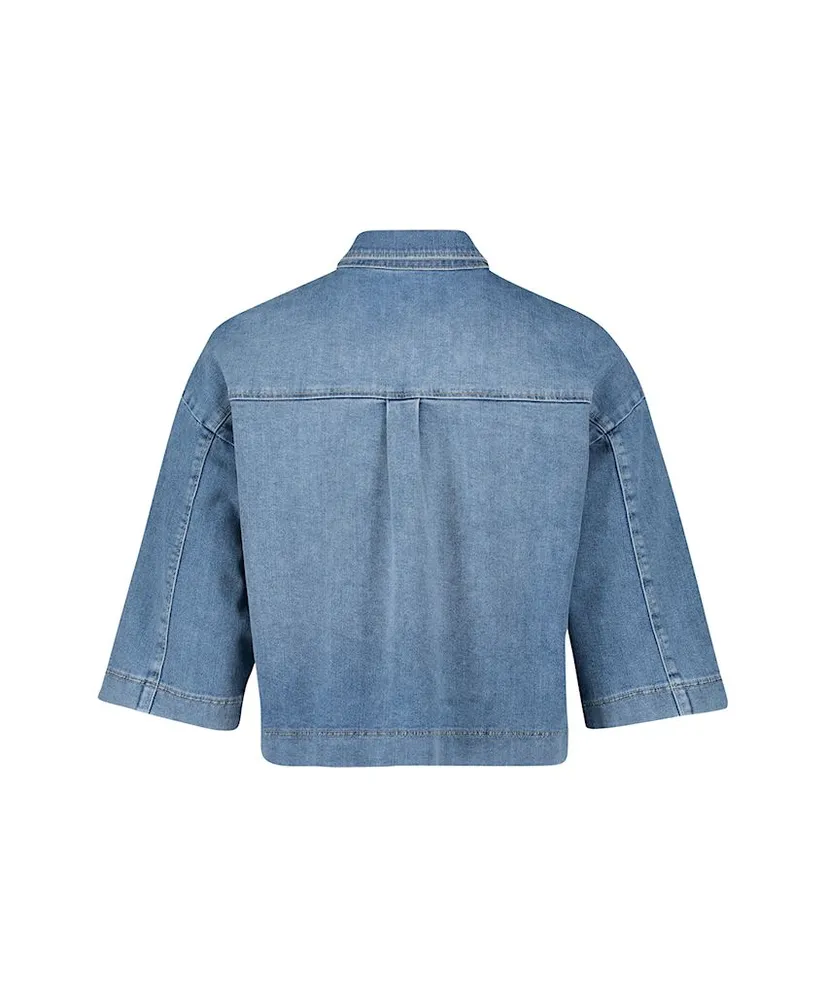Betty & Co Spijkerblouse Parels