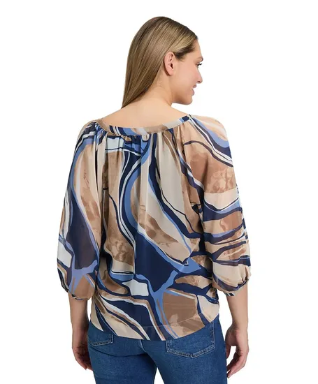 Betty & Co Top Allover Print