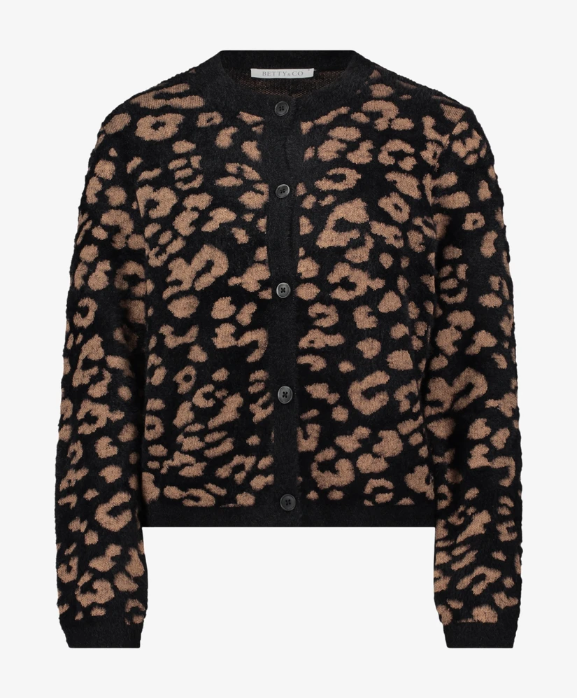 Betty & Co Vest Leopard