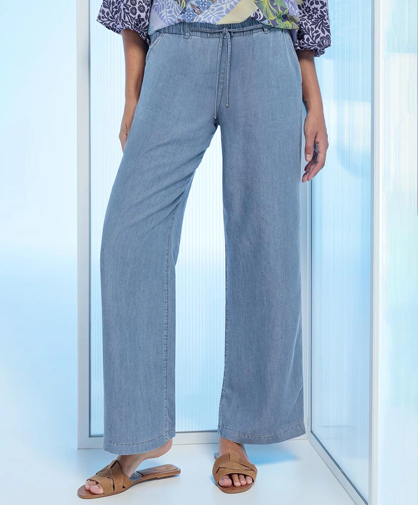 BIANCA Broek Denim Parigi