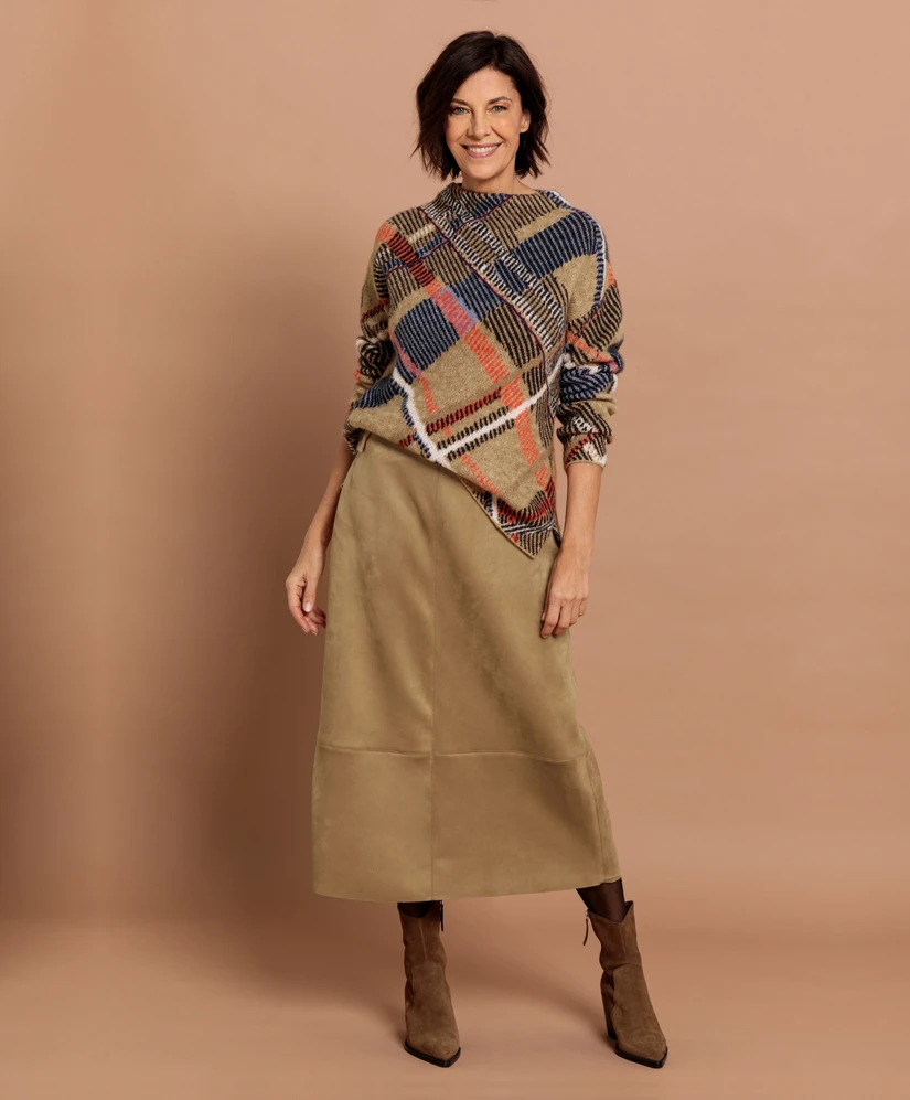 BIANCA Midi Rok Kina