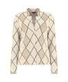 Bloomings Blazer Argyle Jacquard