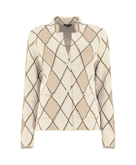 Bloomings Blazer Argyle Jacquard