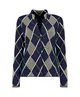 Bloomings Blazer Argyle Jacquard