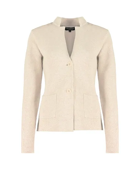 Bloomings Blazer Knitted Effen
