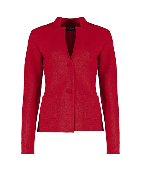 Bloomings Blazer Knitted Effen