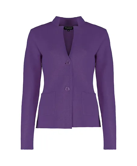 Bloomings Blazer Knitted Effen