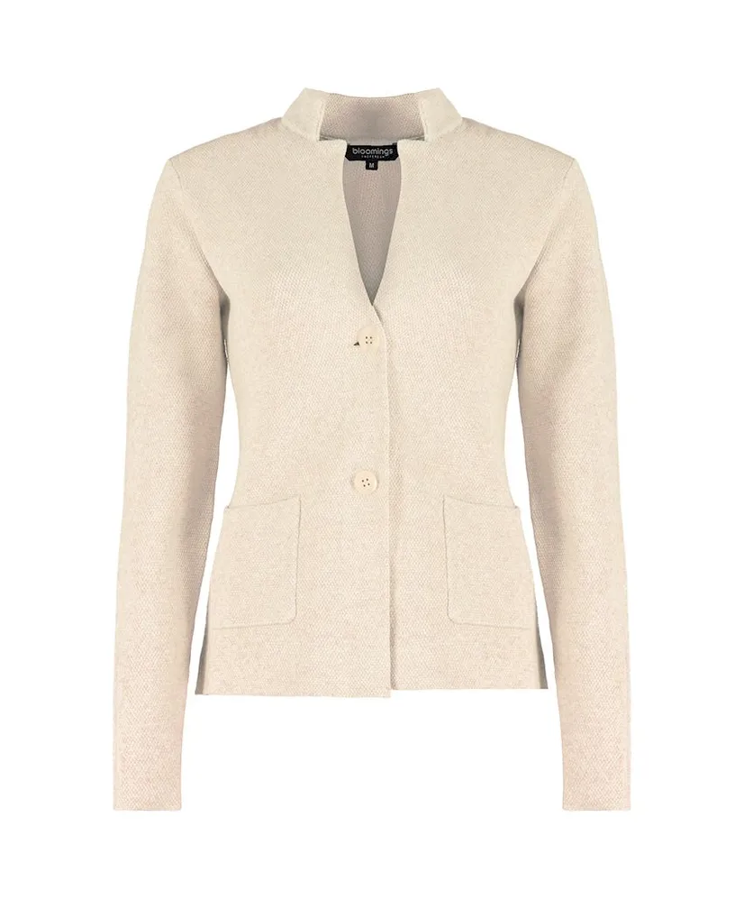 Bloomings Blazer Knitted Effen