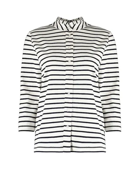 Bloomings Blouse Stripe Ruffle