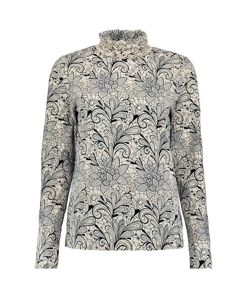 Bloomings Top Ruffle Allover