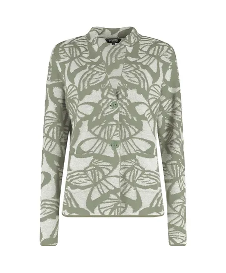 Bloomings Vest Butterfly Jacquard