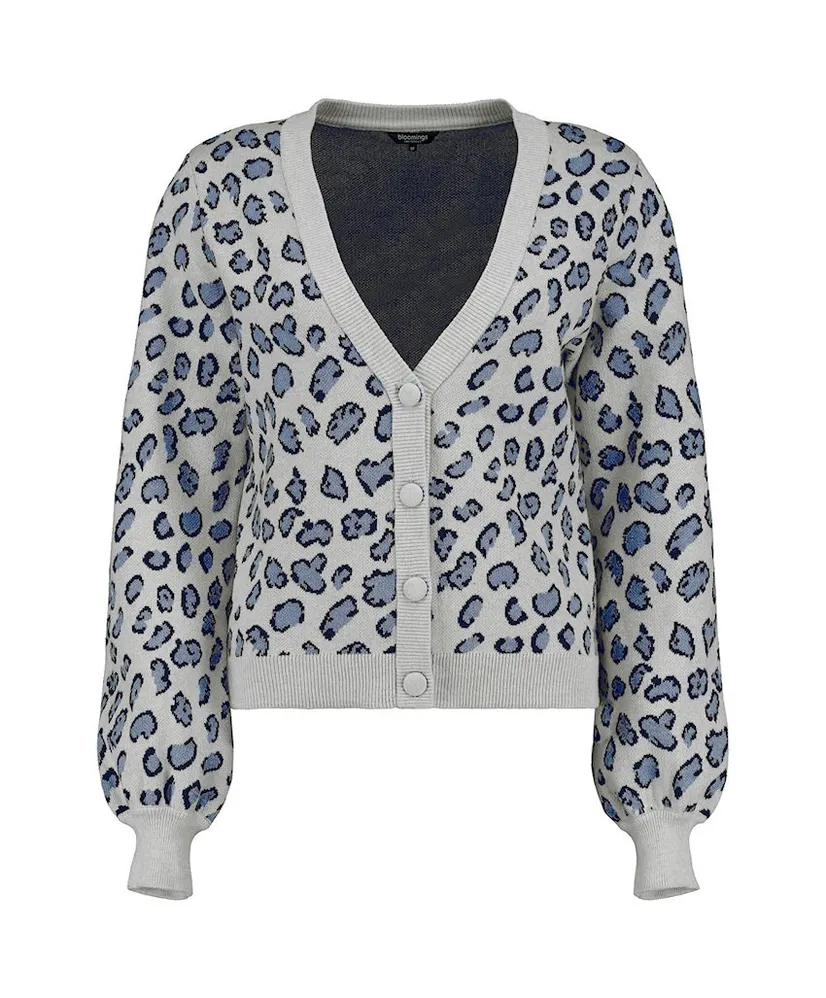 Bloomings Vest V-hals Leopard