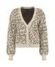 Bloomings Vest V-hals Leopard