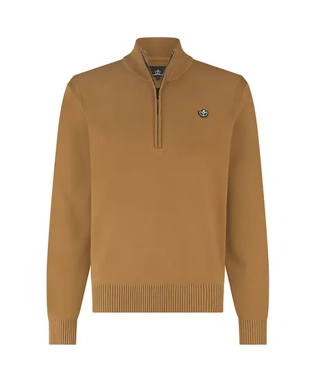Bluefields Half Zip Trui Effen