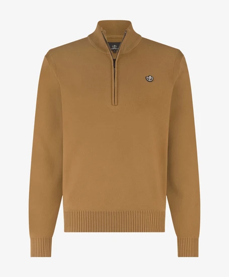 Bluefields Half Zip Trui Effen